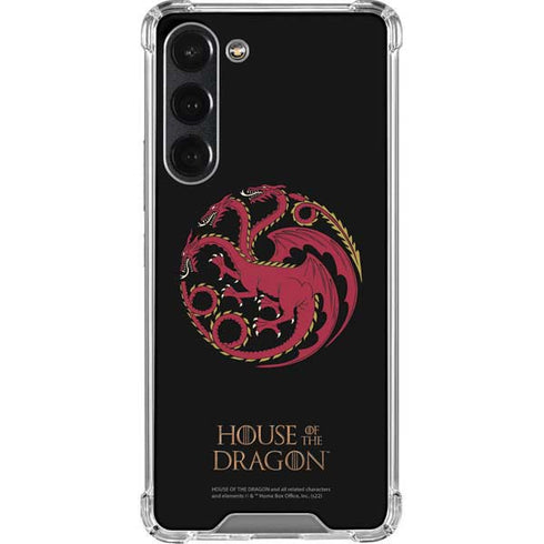 HBO House of the Dragon Red Tararyen Sigil Galaxy S23 Plus Clear Case