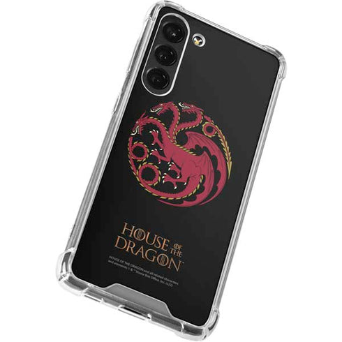 HBO House of the Dragon Red Tararyen Sigil Galaxy S23 Plus Clear Case