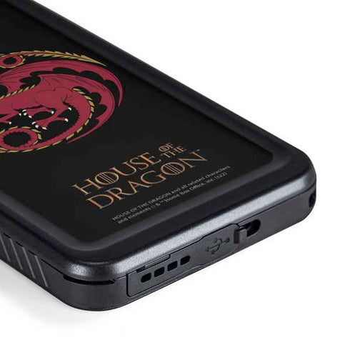 HBO House of the Dragon Red Tararyen Sigil Galaxy S23 Plus Waterproof Case