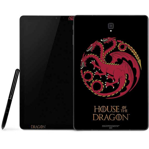 HBO House of the Dragon Red Tararyen Sigil Samsung Galaxy Tab Skin