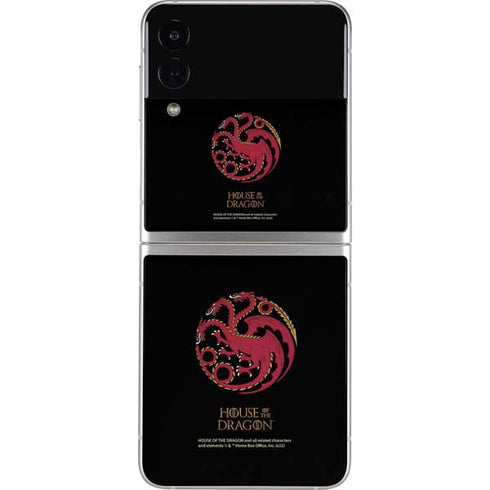 HBO House of the Dragon Red Tararyen Sigil Galaxy Z Flip4 5G Skin