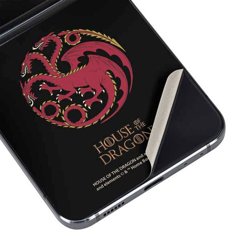 HBO House of the Dragon Red Tararyen Sigil Galaxy Z Flip5 5G Skin