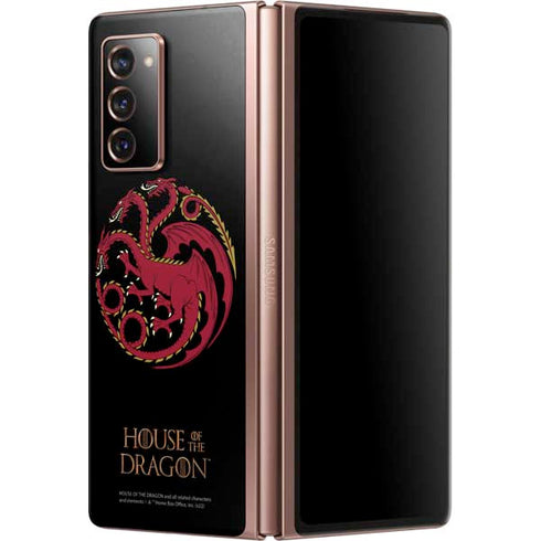 HBO House of the Dragon Red Tararyen Sigil Galaxy Z Fold2 5G Skin