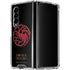 HBO House of the Dragon Red Tararyen Sigil Galaxy Z Fold4 5G Clear Case
