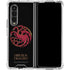 HBO House of the Dragon Red Tararyen Sigil Galaxy Z Fold4 5G Clear Case
