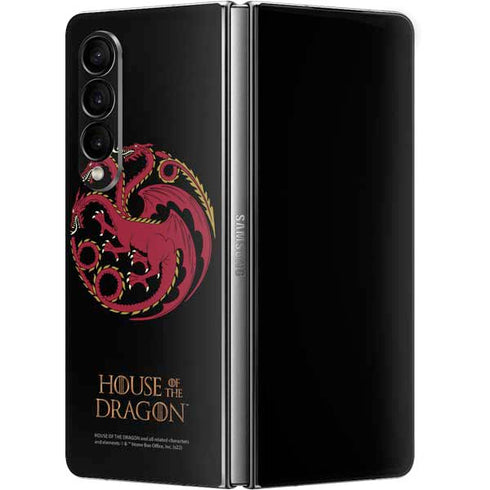 HBO House of the Dragon Red Tararyen Sigil Galaxy Z Fold4 5G Skin