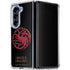 HBO House of the Dragon Red Tararyen Sigil Galaxy Z Fold5 5G Clear Case