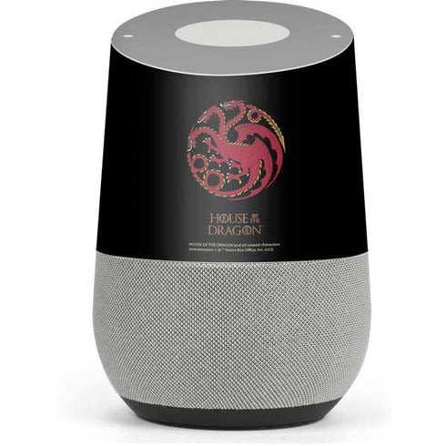 HBO House of the Dragon Red Tararyen Sigil Google Home Skin