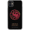 HBO House of the Dragon Red Tararyen Sigil iPhone 11 Clear Case