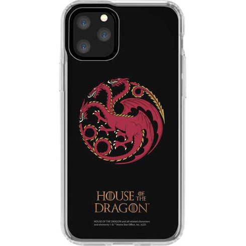 HBO House of the Dragon Red Tararyen Sigil iPhone 11 Pro Clear Case