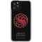 HBO House of the Dragon Red Tararyen Sigil iPhone 11 Pro Clear Case