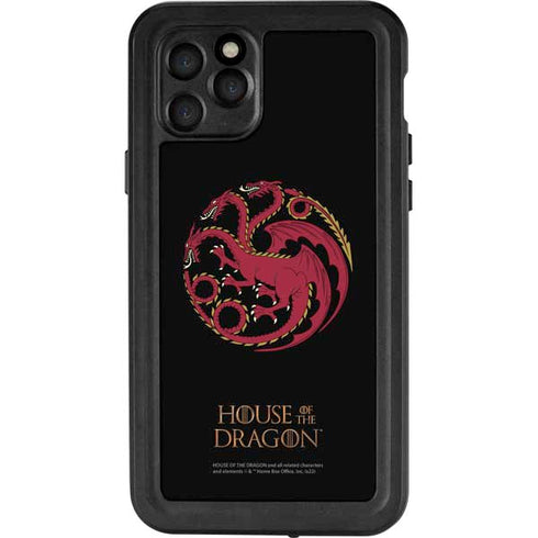 HBO House of the Dragon Red Tararyen Sigil iPhone 11 Pro Waterproof Case