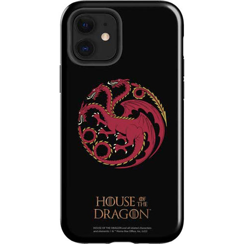 HBO House of the Dragon Red Tararyen Sigil iPhone 12 Impact Case