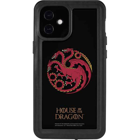 HBO House of the Dragon Red Tararyen Sigil iPhone 12 Mini Waterproof Case