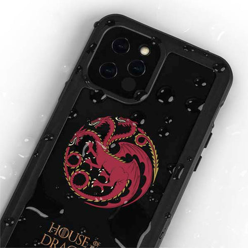 HBO House of the Dragon Red Tararyen Sigil iPhone 12 Pro Max Waterproof Case