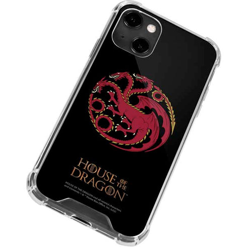 HBO House of the Dragon Red Tararyen Sigil iPhone 14 Clear Case