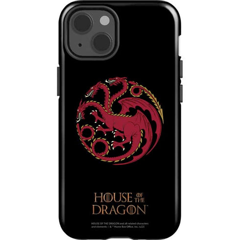 HBO House of the Dragon Red Tararyen Sigil iPhone 15 Impact Case