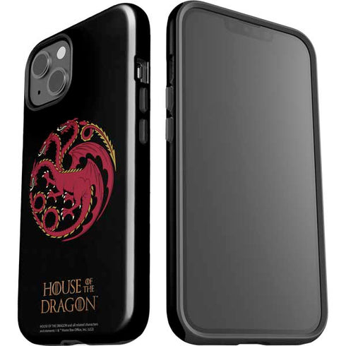 HBO House of the Dragon Red Tararyen Sigil iPhone 15 Impact Case