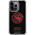 HBO House of the Dragon Red Tararyen Sigil iPhone 14 Pro Clear Case