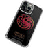 HBO House of the Dragon Red Tararyen Sigil iPhone 15 Pro Clear Case