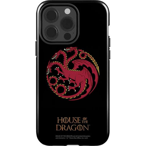 HBO House of the Dragon Red Tararyen Sigil iPhone 15 Pro Impact Case