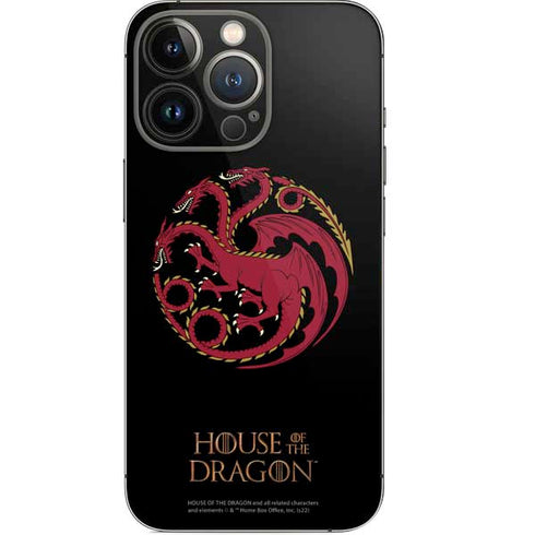 HBO House of the Dragon Red Tararyen Sigil iPhone 14 Pro Skin