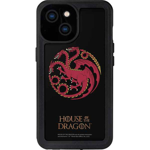 HBO House of the Dragon Red Tararyen Sigil iPhone 15 Waterproof Case