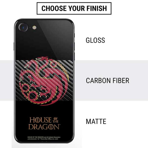 HBO House of the Dragon Red Tararyen Sigil iPhone SE (2nd & 3rd Gen) Skin