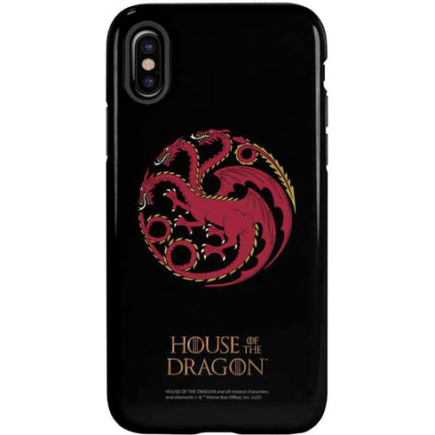 HBO House of the Dragon Red Tararyen Sigil iPhone X Pro Case