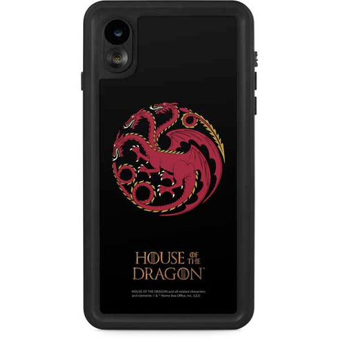 HBO House of the Dragon Red Tararyen Sigil iPhone XR Waterproof Case