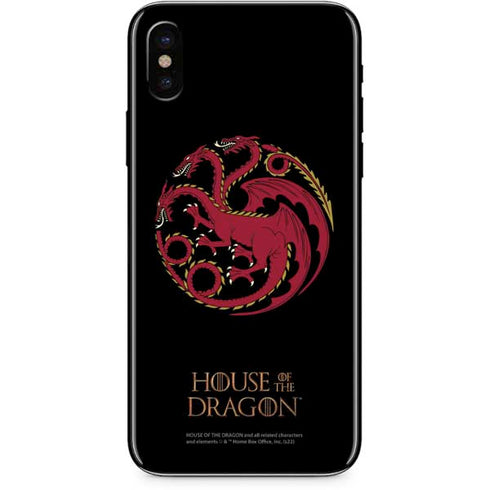 HBO House of the Dragon Red Tararyen Sigil iPhone XS Max Skin