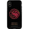 HBO House of the Dragon Red Tararyen Sigil iPhone XS Pro Case