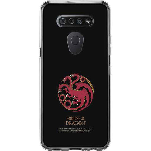 HBO House of the Dragon Red Tararyen Sigil LG K51/Q51 Clear Case