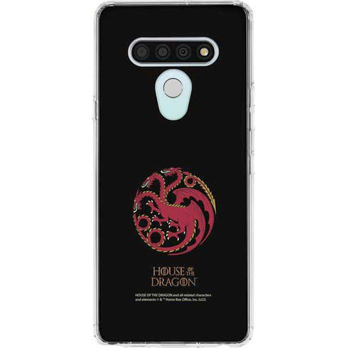HBO House of the Dragon Red Tararyen Sigil LG Stylo 6 Clear Case