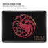 HBO House of the Dragon Red Tararyen Sigil MacBook Pro 16in (2021-25) Case plus Skin