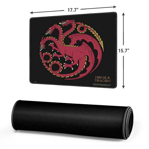 HBO House of the Dragon Red Tararyen Sigil Gaming Mouse Pad
