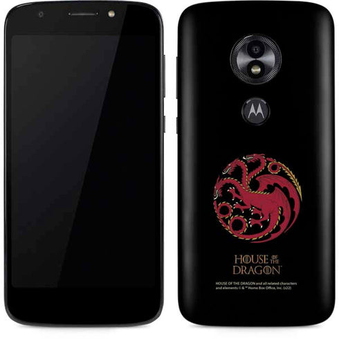 HBO House of the Dragon Red Tararyen Sigil Moto E5 Play Skin