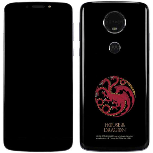 HBO House of the Dragon Red Tararyen Sigil Moto E5 Plus Skin