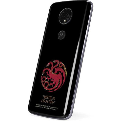 HBO House of the Dragon Red Tararyen Sigil Moto E5 Plus Skin
