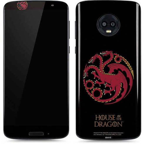 HBO House of the Dragon Red Tararyen Sigil Moto G6 Skin