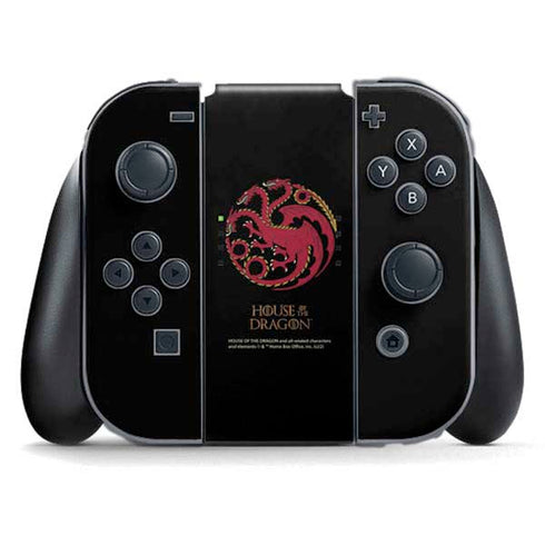 HBO House of the Dragon Red Tararyen Sigil Nintendo Switch (2017-2021) Joy-Con Controller Skin