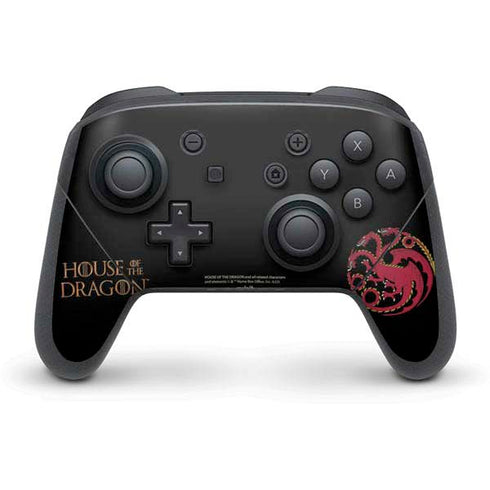 HBO House of the Dragon Red Tararyen Sigil Nintendo Switch Pro Controller Skin