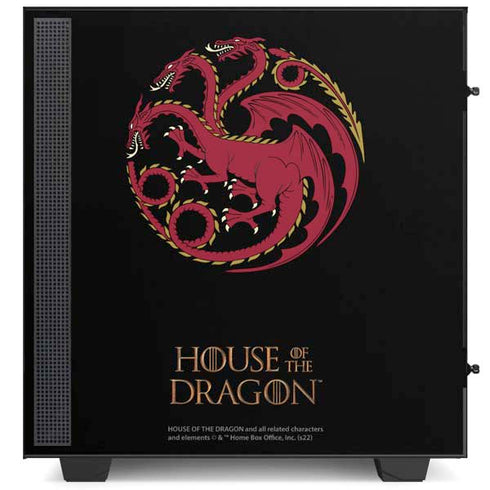 HBO House of the Dragon Red Tararyen Sigil NZXT H510 Compact ATX Mid-Tower Case Skin