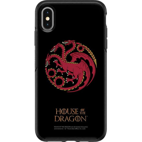 HBO House of the Dragon Red Tararyen Sigil Otterbox Symmetry iPhone Skin