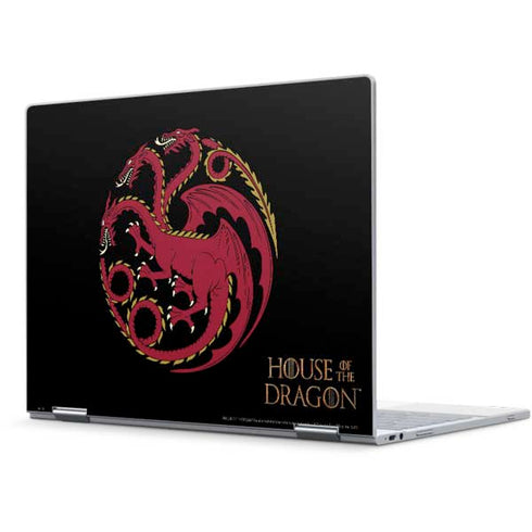 HBO House of the Dragon Red Tararyen Sigil Pixelbook Skin