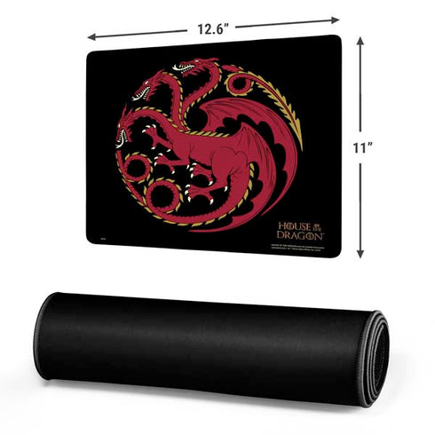HBO House of the Dragon Red Tararyen Sigil Gaming Mouse Pad