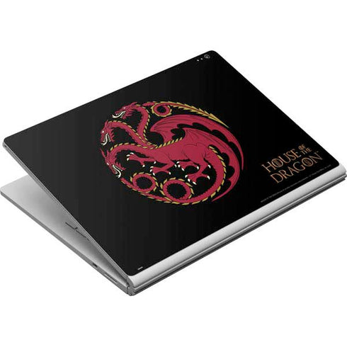 HBO House of the Dragon Red Tararyen Sigil Surface Book Skin