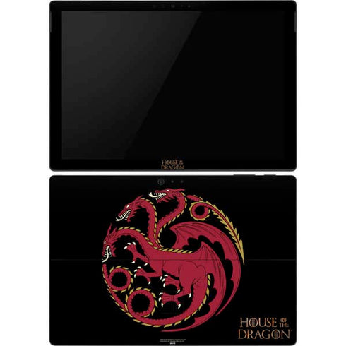 HBO House of the Dragon Red Tararyen Sigil Surface Pro 6 Skin