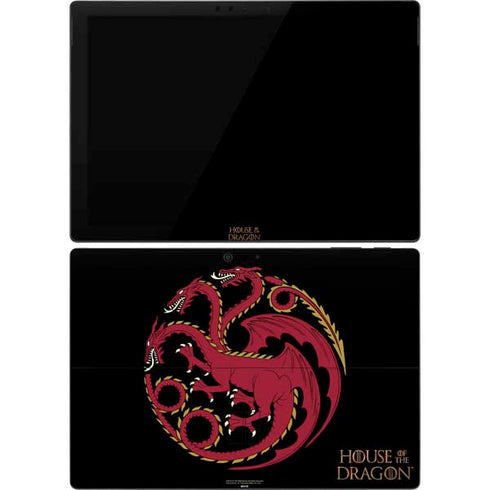 HBO House of the Dragon Red Tararyen Sigil Surface Pro 7 Skin