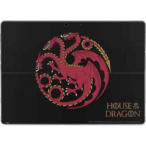 HBO House of the Dragon Red Tararyen Sigil Surface Pro 9 Skin
